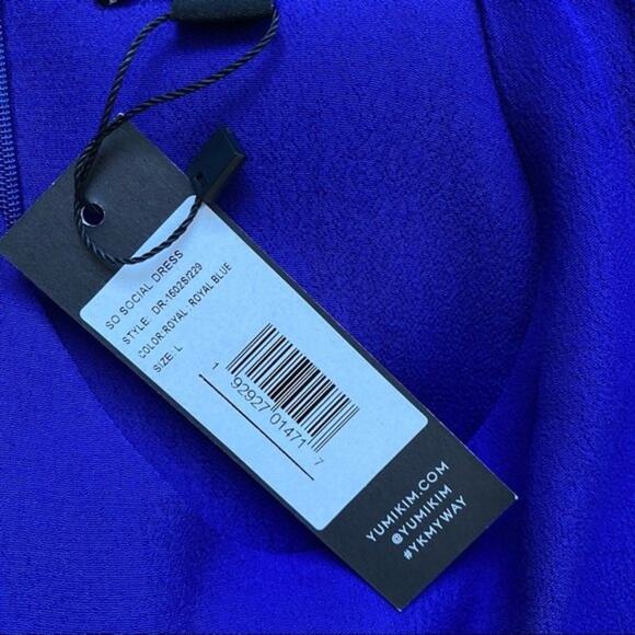 NWT YUMI KIM So Social Dress Royal Blue Size L - Picture 7 of 11
